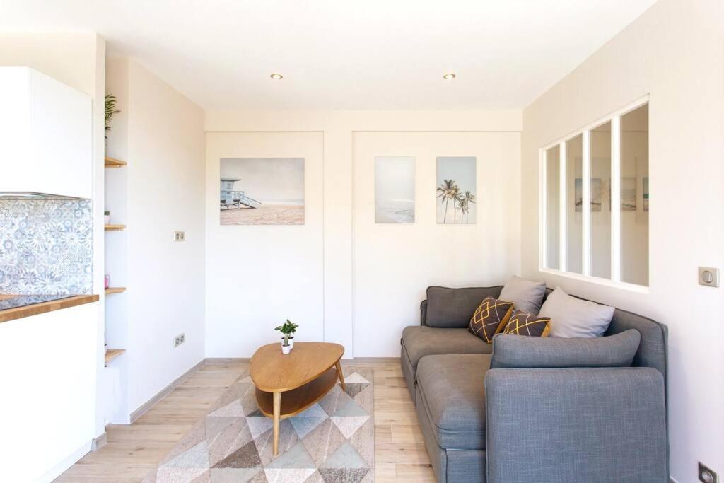 Ferienwohnung L36 Sea View Terrace 10Min Walking To Sea/Parking & Ac Nizza Exterior foto
