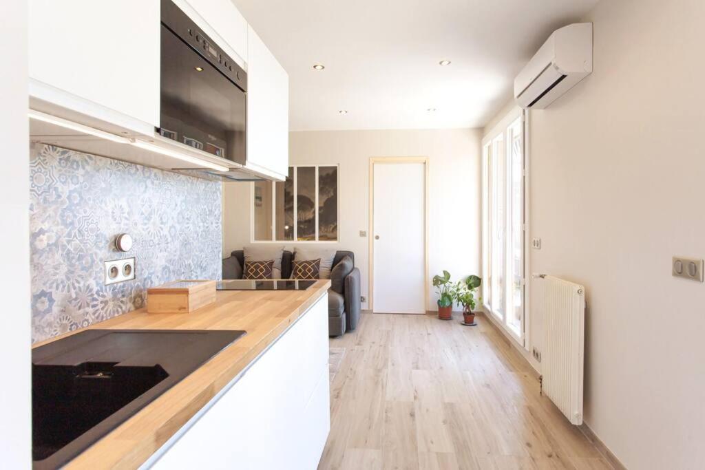 Ferienwohnung L36 Sea View Terrace 10Min Walking To Sea/Parking & Ac Nizza Exterior foto